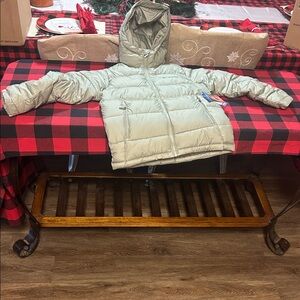 Kids Puffer Jacket - pine lake is the color